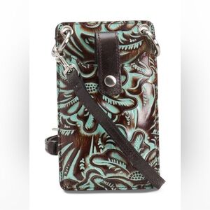 🎉LAST PIECE🎉PATRICIA NASH Leather Farleigh Phone Crossbody